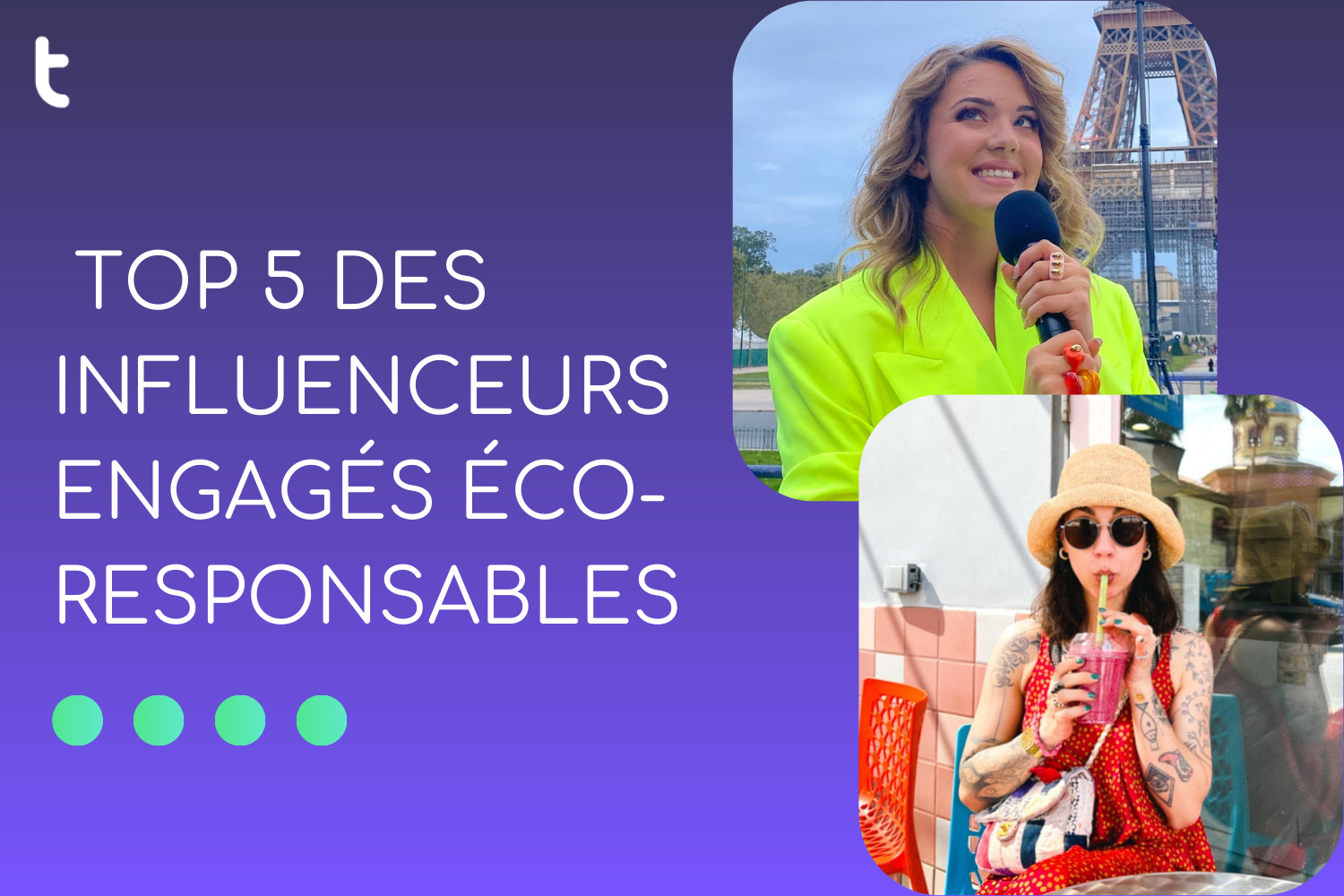 top 5 des influenceurs engagés éco-responsables