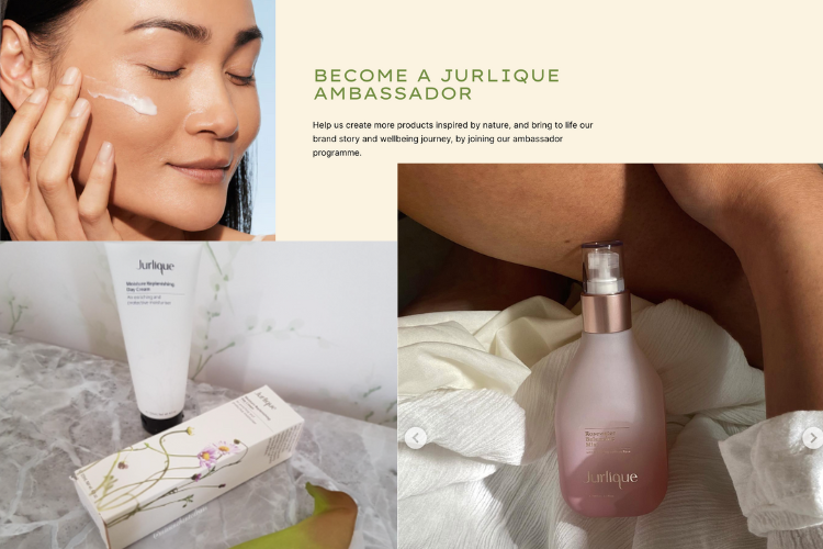 Le programme ambassadeur de la marque beauté Jurlique 