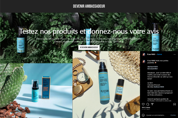 Plisson : un programme ambassadeur de cosmétiques pour homme réussi