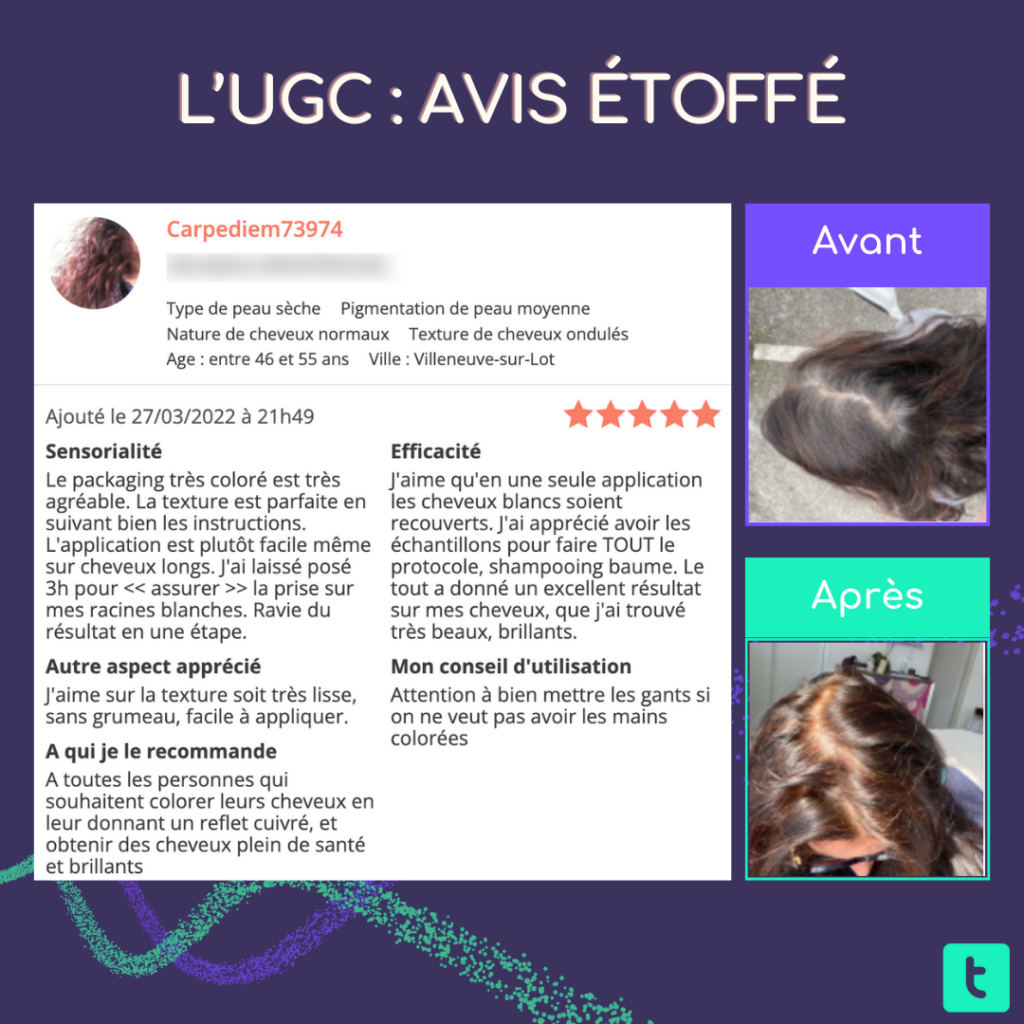 UGC avis client