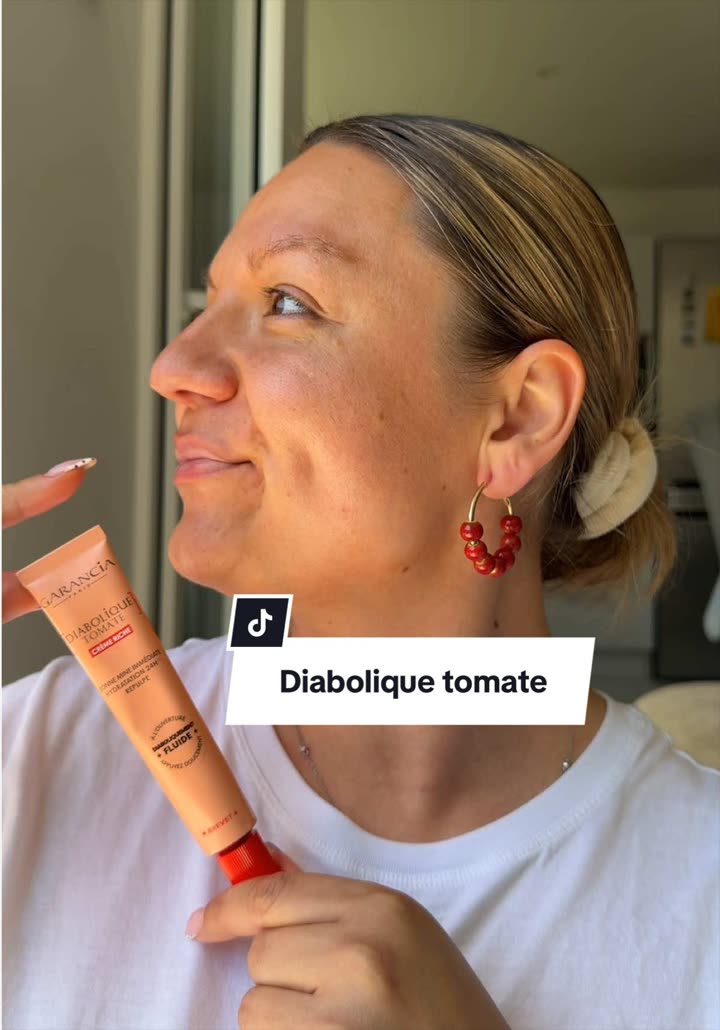 TikTok d'ambassadrice Garancia : avant-après, crème Diabolique Tomate