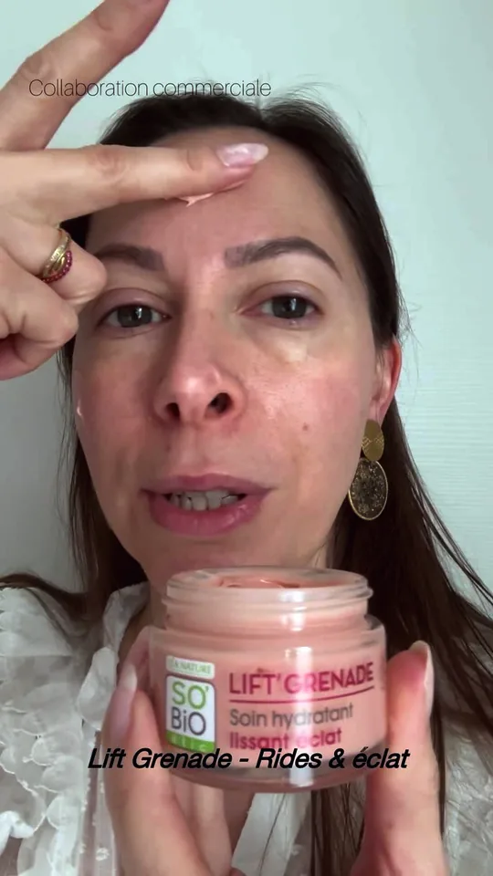 Ambassadrice Léa Nature avec un soin Lift Grenade