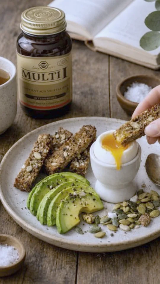 Petit-déjeuner d'un ambassadeur Solgar avec son complément Multi I