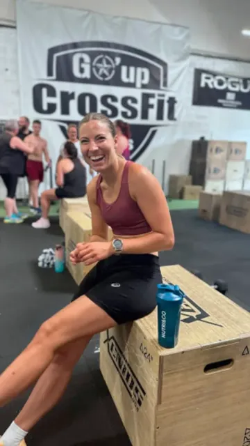 Ambassadrice Nutri&Co dans une salle de CrossFit