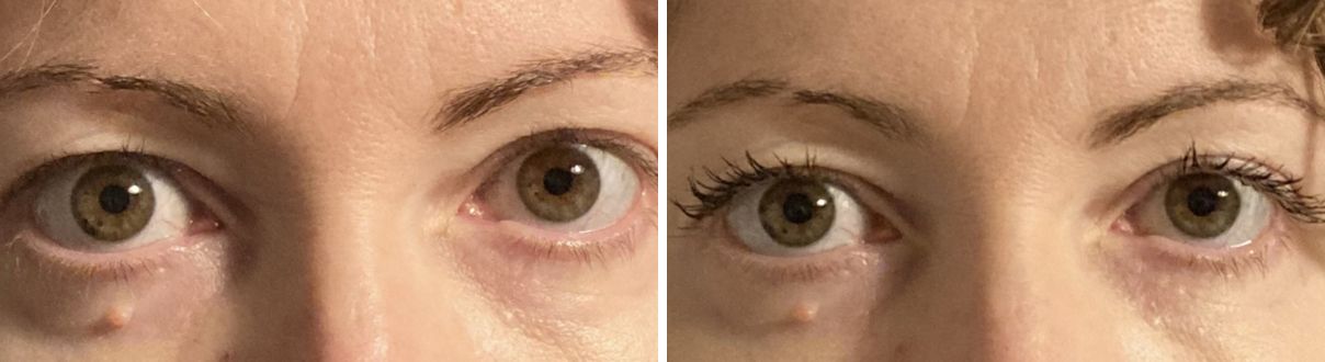 Photos avant et après d'un ambassadeur : Mascara Volume Ultime 01 Noir, SO'BiO étic