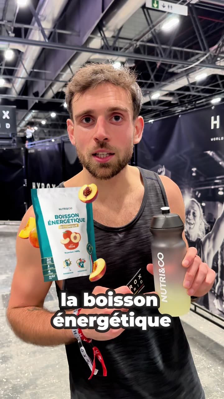 TikTok video by a Nutri&Co ambassador: hydration during a HYROX race