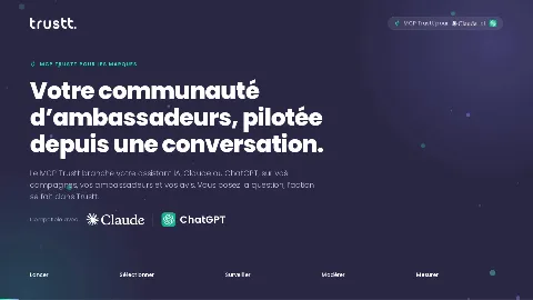 Trustt Copilote MCP dans Claude et ChatGPT